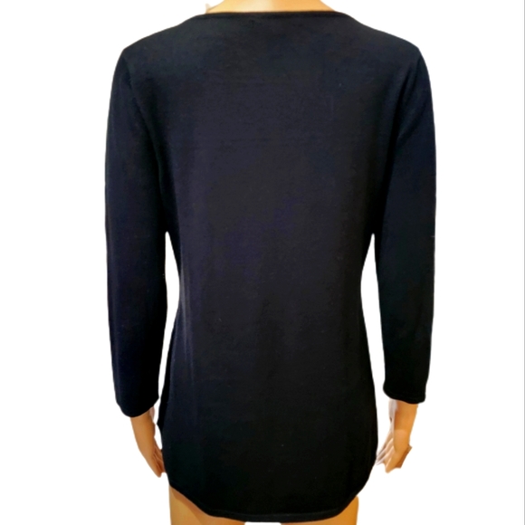 Cable & Gauge Black Sweater Small - Picture 4 of 7